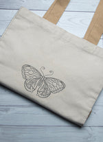 Lade das Bild in den Galerie-Viewer, Juteshopper ,,Schmetterling&quot; - HANDMADEATELIER
