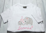 Lade das Bild in den Galerie-Viewer, Kindershirt ,,Elefantenfamilie&quot; - HANDMADEATELIER
